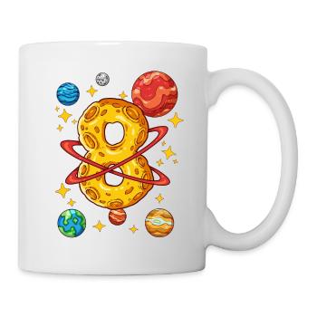 8 Birthday Space Space Astronaut 8 Years - Mug - white - Right