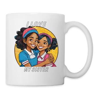 SISTERS I LOVE MY SISTER - Mug - white - Right