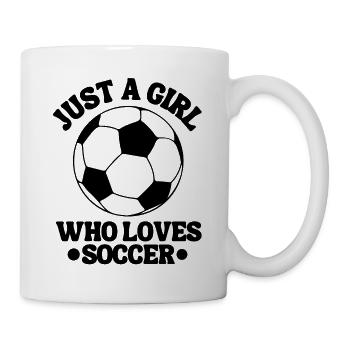 Fußballmannschaft Fußballdesign Fußballspieler - Tasse - Weiß - Rechts