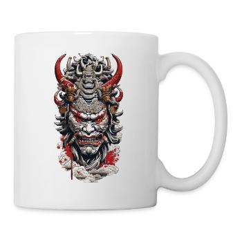 Esthétique Yokai Oni Ukiyo-e Démons japonais - Mug blanc - blanc - Droite