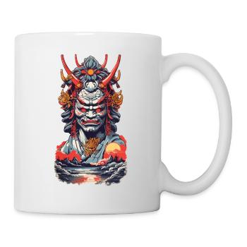 Ästhetisch Yokai Oni Ukiyo-E Japanischer Dämon - Tasse - Weiß - Rechts