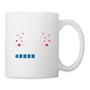 Papa 2025 Drôle Cadeau de Fête des Pères Femmes Enceintes - Mug blanc - blanc - Droite