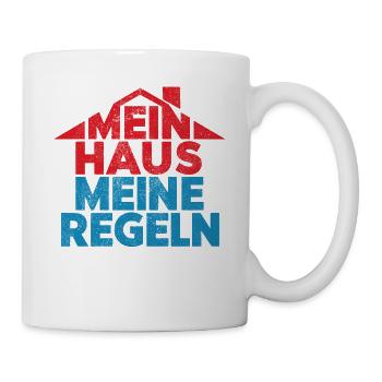 Funny Home Builder Owner My House - Mug - white - Right