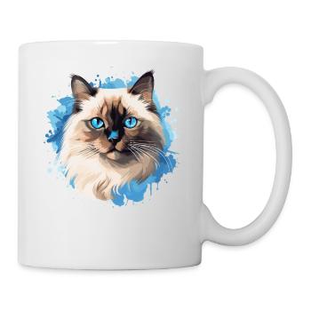 Birman Cat Birma Katze - Mug - white - Right