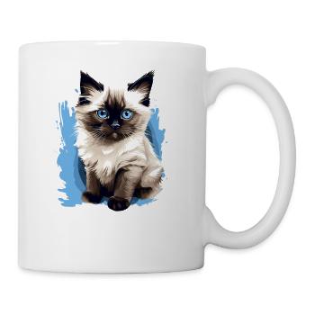 Birman Cat Birma Katze - Mug - white - Right