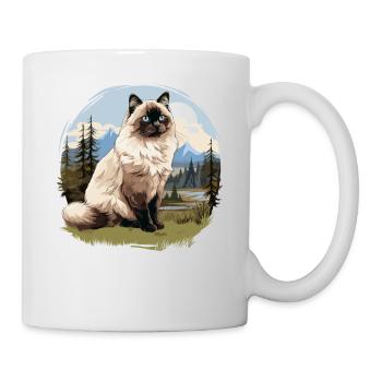 Birman Cat Birma Katze - Mug - white - Right
