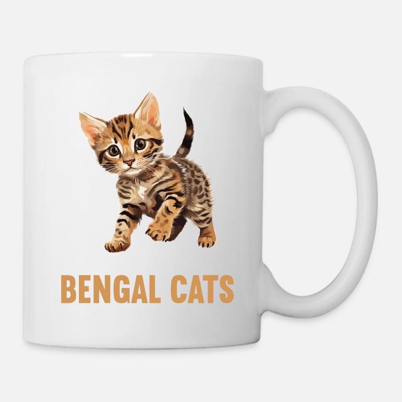 Bengal Cat Bengalkatze - Tasse - Weiß