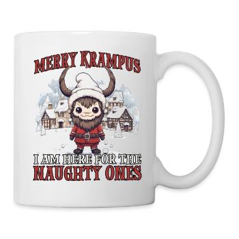 Krampus T | Krampus costume | Bad Santa Claus - Mug - white - Right
