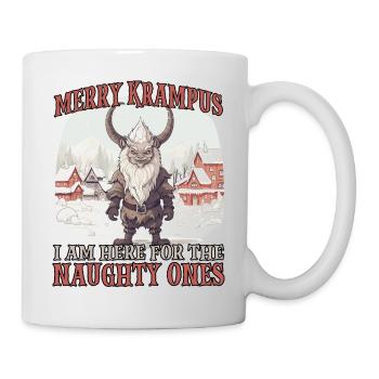 Kawaii Krampus T Costume de Père Noël méchant - Mug blanc - blanc - Droite