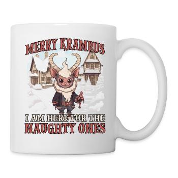 Krampus T | Krampus costume | Bad Santa Claus - Mug - white - Right