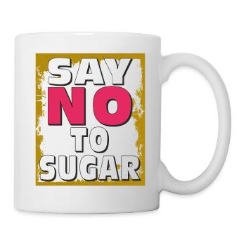 ZUCKER SAY NO TO SUGAR - Mug - white - Right
