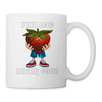 ERDBEERE FEELING BERRY GOOD - Tasse - Weiß - Rechts