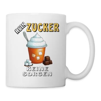 NO SUGAR, NO WORRIES - Mug - white - Right
