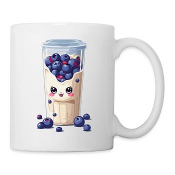 Myrtilles Mignon Milkshake Kawaii Fun - Mug blanc - blanc - Droite