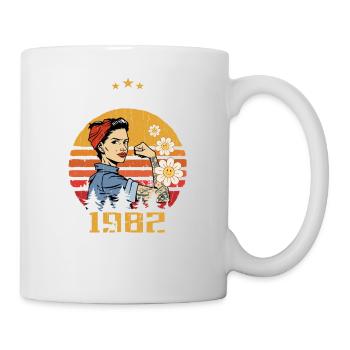 April 1982 Birthday Gift April 1982 Vintage - Mug - white - Right