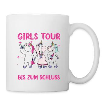 Malle Girls Tour - Tasse - Weiß - Rechts