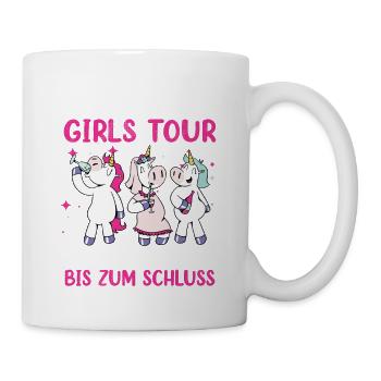 Malle Girls Tour - Tasse - Weiß - Rechts