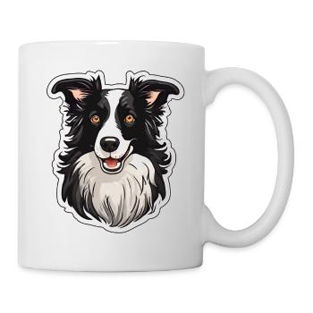 Australian Shepherd Black Bi W - Mug - white - Right