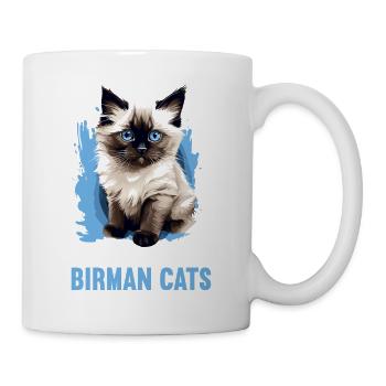 Birman Cat Birma Katze - Mug - white - Right