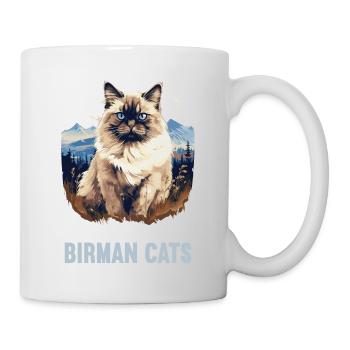 Birman Cat Birma Katze - Mug - white - Right