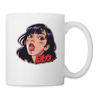 Une fille d’anime de dessin animé l’aime juteuse et savoureuse - Mug blanc - blanc - Droite