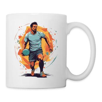 Handball Player Streetwear Iconic Style Design - Mug - white - Right