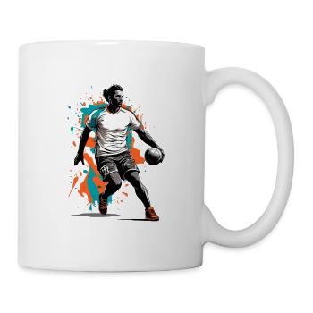 Handball Player Streetwear Iconic Style Design - Mug - white - Right