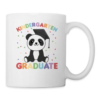 Kids Kindergarten graduate Panda Graduation - Tasse - Weiß - Rechts