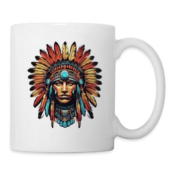 Indianer - Indianer - USA - Tasse - Weiß - Rechts
