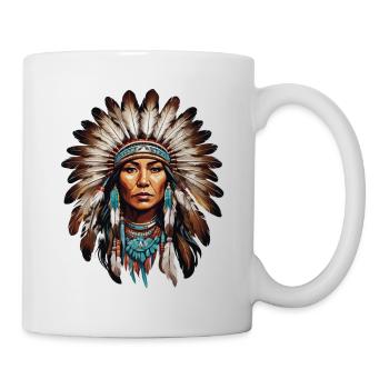 Indianer - Indianer - USA - Tasse - Weiß - Rechts