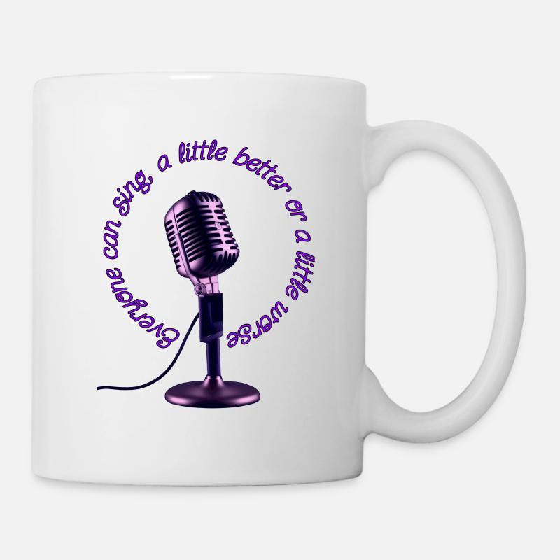 Singen kann jeder - Tasse - Weiß