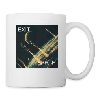 Exit Earth - Tasse - Weiß - Rechts