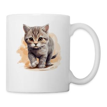 Cat Cats British Shorthair British Shorthair - Mug - white - Right