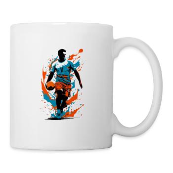 Handballspieler Streetwear Ikonischer Style - Tasse - Weiß - Rechts