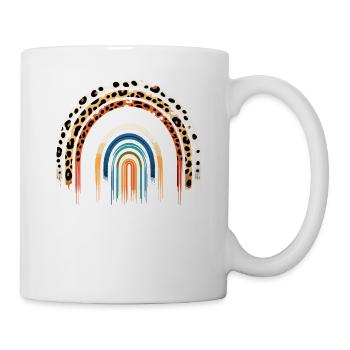 Paraprofessional Leopard Rainbow Educator Parapro - Mug - white - Right