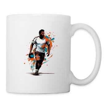 Handball Player Streetwear Iconic Style - Mug - white - Right