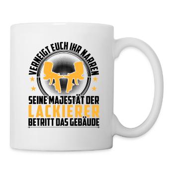 Vehicle Painter His Majesty the Car Painter - Mug - white - Right