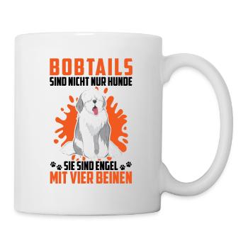 Bobtail pas seulement chien vieux chien de berger anglais - Mug blanc - blanc - Droite