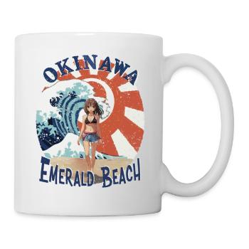 Okinawa Emerald Beach - Tasse - Weiß - Rechts