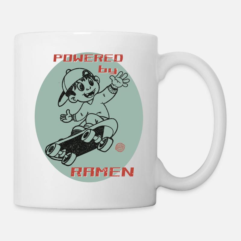 Powered By Ramen - Tasse - Weiß