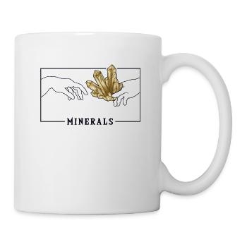Michelangelo Kreation von Adam Minerals Mineral - Tasse - Weiß - Rechts