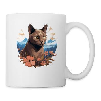Chat birman Birmanie Katze - Mug blanc - blanc - Droite
