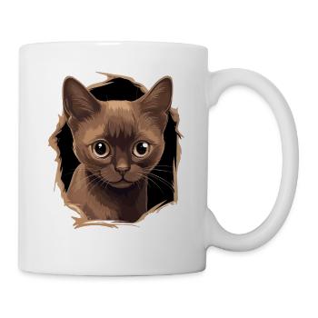 Chat birman Birmanie Katze - Mug blanc - blanc - Droite