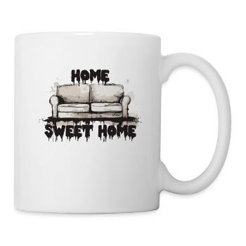 A dirty sofa: home is the best place to be - Mug - white - Right