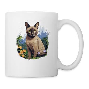 Chat birman Birmanie Katze - Mug blanc - blanc - Droite