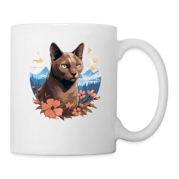 Chat birman Birmanie Katze - Mug blanc - blanc - Droite