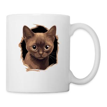 Chat birman Birmanie Katze - Mug blanc - blanc - Droite