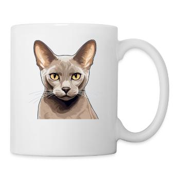 Burmese Cat Burma Katze - Mug - white - Right
