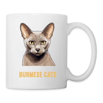 Chat birman Birmanie Katze - Mug blanc - blanc - Droite