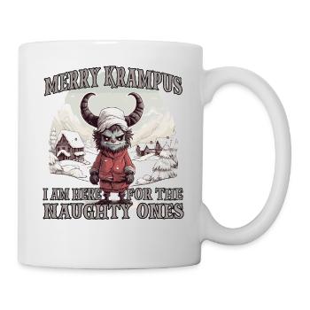 Krampus T Bayerischer Weihnachtsmann Kramperl - Tasse - Weiß - Rechts